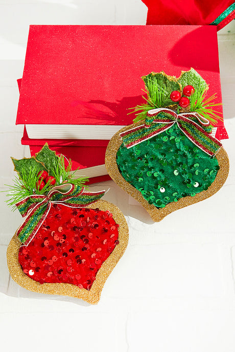 6" Sequin Onion Ornament