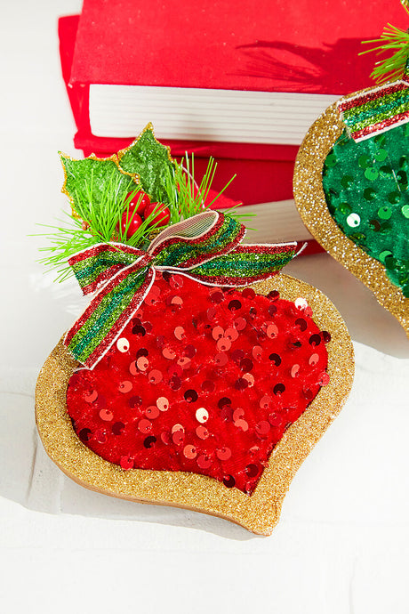 6" Sequin Onion Ornament