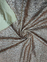 Sequin Spandex Fabric - Iridescent Mini Glitz Sequins, 54" Width (1 Yard)