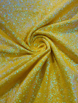 Sequin Spandex Fabric - Iridescent Mini Glitz Sequins, 54" Width (1 Yard)