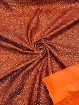 Sequin Spandex Fabric - Iridescent Mini Glitz Sequins, 54" Width (1 Yard)