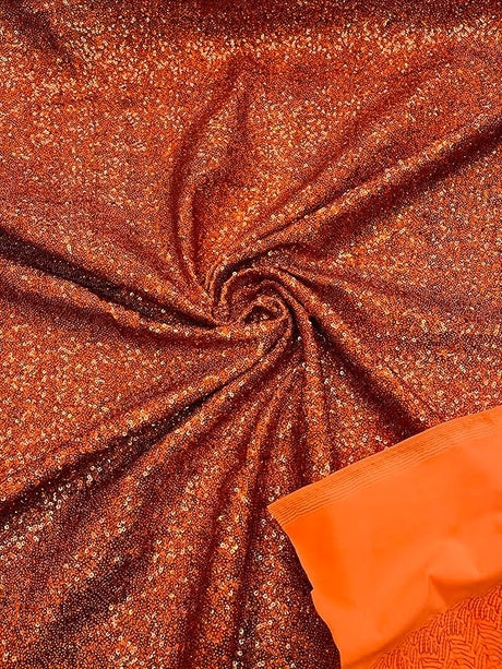 Sequin Spandex Fabric - Iridescent Mini Glitz Sequins, 54" Width (1 Yard)