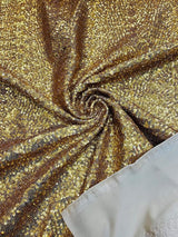 Sequin Spandex Fabric - Iridescent Mini Glitz Sequins, 54" Width (1 Yard)