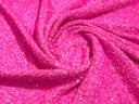 All-Over 5Mm Shiny Sequins Stretch Velvet Fabric - Sequins On Velvet, 54" Width (1 Yard)