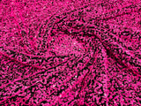 All-Over 5Mm Shiny Sequins Stretch Velvet Fabric - Sequins On Velvet, 54" Width (1 Yard)