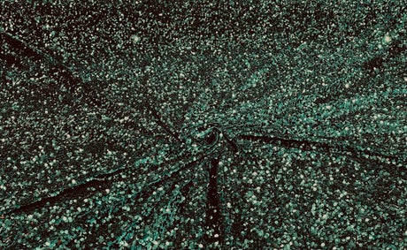 All-Over 5Mm Shiny Sequins Stretch Velvet Fabric - Sequins On Velvet, 54" Width (1 Yard)