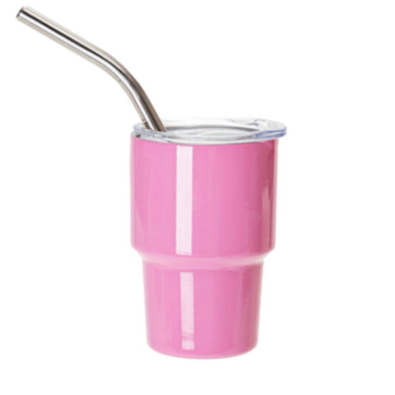 2 Oz Shot Glasses - Light Pink, Stainless Steel Tumbler Fabric (1 Unit)