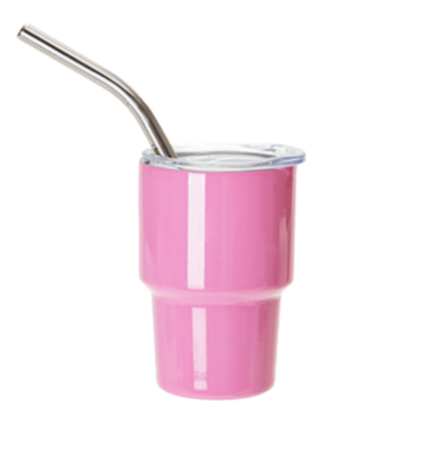 2 Oz Shot Glasses - Light Pink, Stainless Steel Tumbler Fabric (1 Unit)