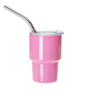 2 Oz Shot Glasses - Light Pink, Stainless Steel Tumbler Fabric (1 Unit)