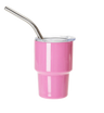 Thermal Sublimation Tumblers Stainless Steel Fabric - Light Pink, 2 Oz Shot Glass Cup (1 Piece)