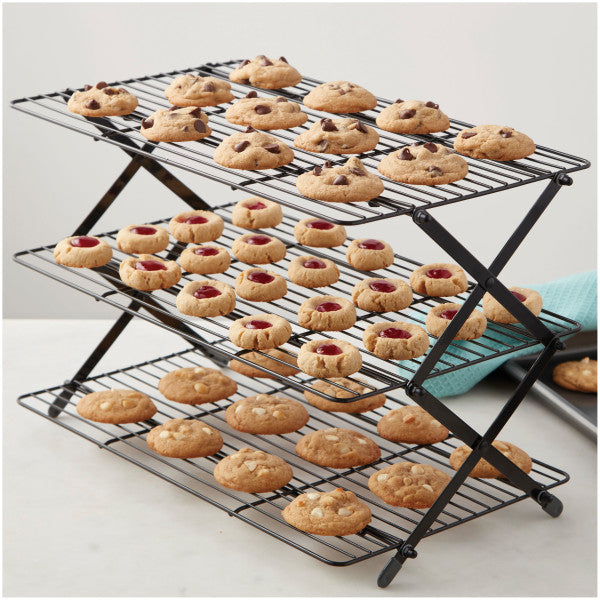 Wilton 3-Tier Collapsible Cooling Grid – Black