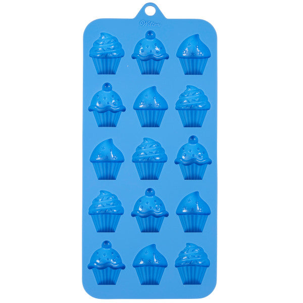 Wilton Silicone Cupcake Candy Mold, 18-Cavity