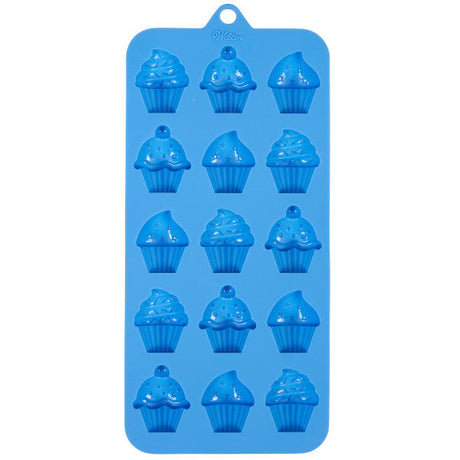 Wilton Silicone Cupcake Candy Mold, 18-Cavity