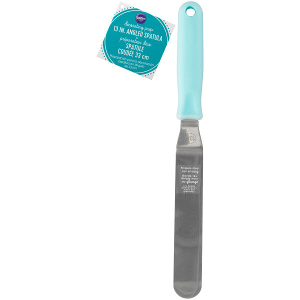 Wilton Angled Icing Spatula – 13 Inch Blue Handle