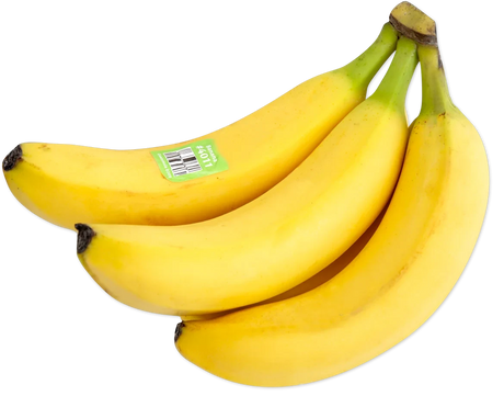 Fresh Bananas Sold Individually Sweet Ripe Fruit for Everyday Snacking