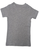 Lucky Friends 801 Toddler Cotton Fabric - Charcoal Grey, Toddler T-Shirt (6 Months-5T)