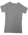 Lucky Friends 801 Toddler Cotton Fabric - Charcoal Grey, Toddler T-Shirt (6 Months-5T)