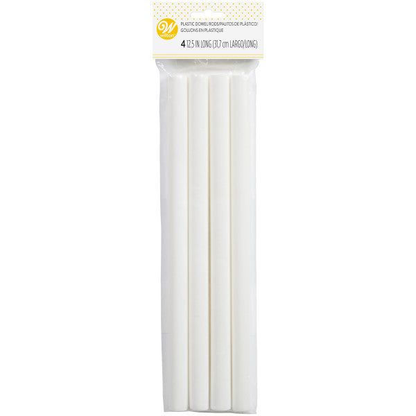 Wilton Plastic Dowel Rods, 4-Count