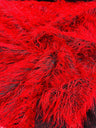 Shaggy Jacquard Faux Ostrich Eye Lash Faux Fur Fabric - 54" Wide, Multi Color (1 Yard)