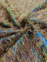 Shaggy Jacquard Faux Ostrich Eye Lash Faux Fur Fabric - 54" Wide, Multi Color (1 Yard)