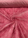 Shaggy Jacquard Faux Ostrich Eye Lash Faux Fur Fabric - 54" Wide, Multi Color (1 Yard)