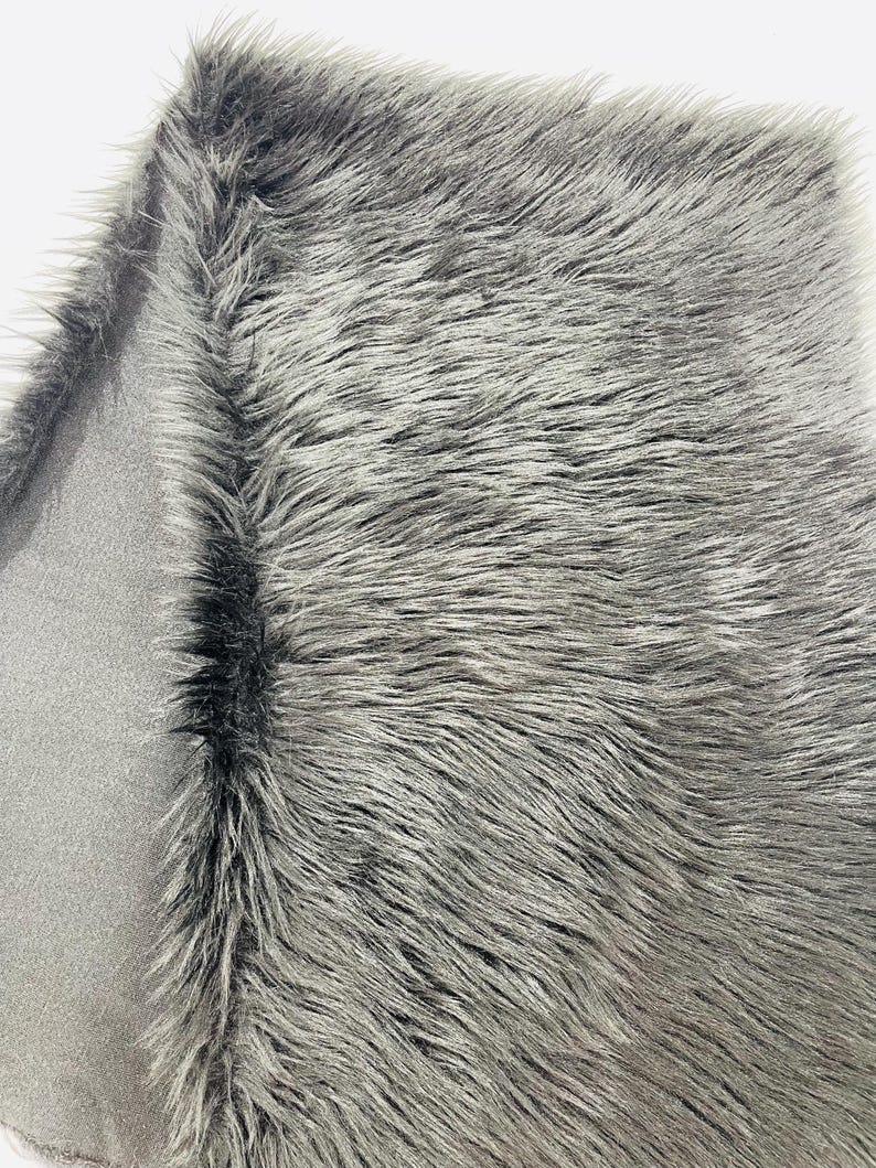 Shaggy Vegan Faux Fur Faux Fur Fabric - 58" Width, Color Options (1 Yard)