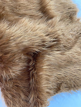 Shaggy Vegan Faux Fur Faux Fur Fabric - 58" Width, Color Options (1 Yard)