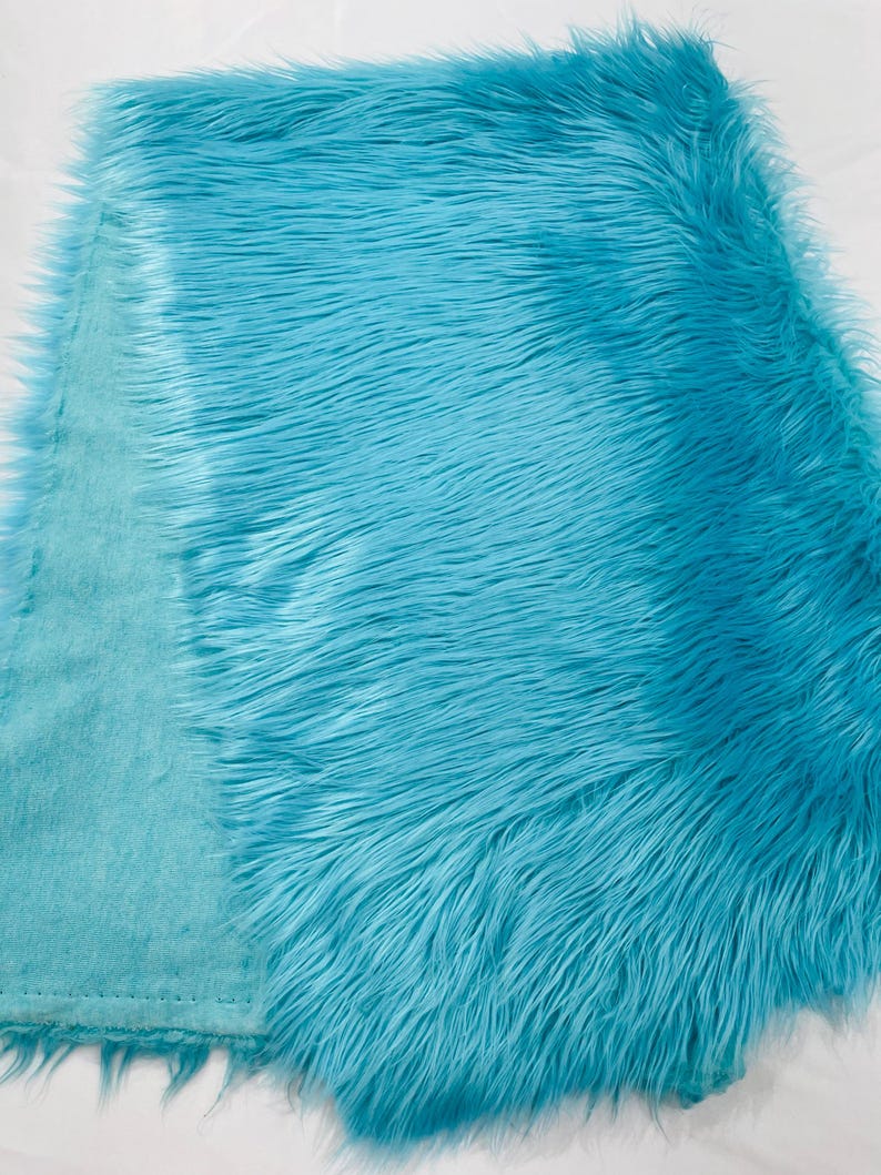 Shaggy Vegan Faux Fur Faux Fur Fabric - 58" Width, Color Options (1 Yard)