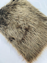 Shaggy Vegan Faux Fur Faux Fur Fabric - 58" Width, Color Options (1 Yard)