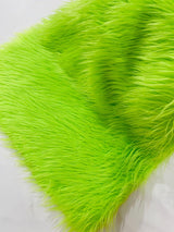 Shaggy Vegan Faux Fur Faux Fur Fabric - 58" Width, Color Options (1 Yard)