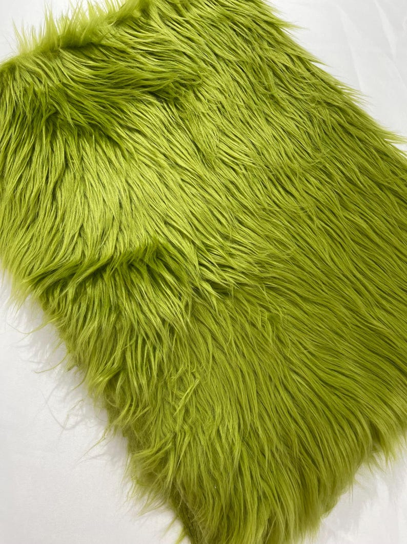Shaggy Vegan Faux Fur Faux Fur Fabric - 58" Width, Color Options (1 Yard)