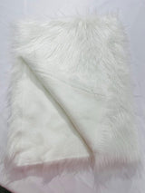 Shaggy Vegan Faux Fur Faux Fur Fabric - 58" Width, Color Options (1 Yard)