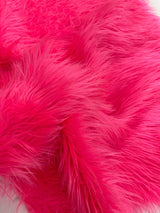 Shaggy Vegan Faux Fur Faux Fur Fabric - 58" Width, Color Options (1 Yard)