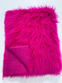 Shaggy Vegan Faux Fur Faux Fur Fabric - 58" Width, Color Options (1 Yard)