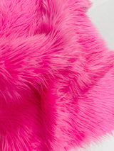 Shaggy Vegan Faux Fur Faux Fur Fabric - 58" Width, Color Options (1 Yard)