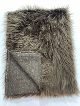 Shaggy Vegan Faux Fur Faux Fur Fabric - 58" Width, Color Options (1 Yard)