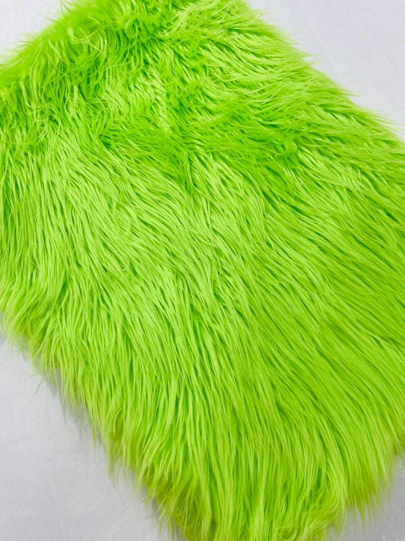 Shaggy Vegan Faux Fur Faux Fur Fabric - 58" Width, Color Options (1 Yard)