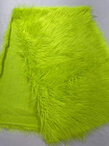 Shaggy Vegan Faux Fur Faux Fur Fabric - 58" Width, Color Options (1 Yard)