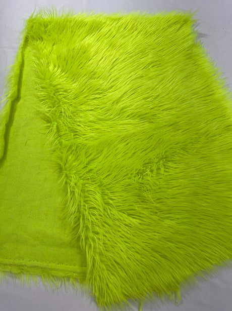 Shaggy Vegan Faux Fur Faux Fur Fabric - 58" Width, Color Options (1 Yard)