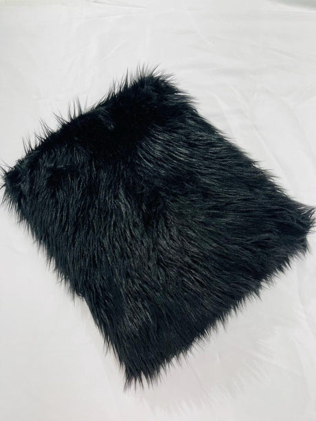 Shaggy Vegan Faux Fur Faux Fur Fabric - 58" Width, Color Options (1 Yard)
