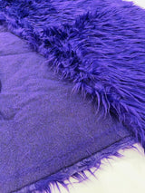 Shaggy Vegan Faux Fur Faux Fur Fabric - 58" Width, Color Options (1 Yard)