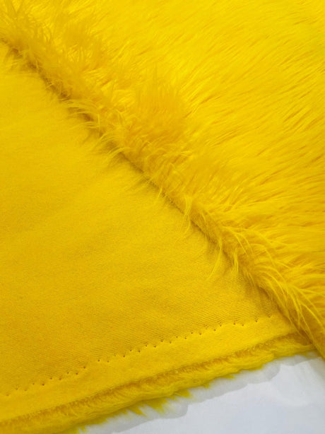 Shaggy Vegan Faux Fur Faux Fur Fabric - 58" Width, Color Options (1 Yard)