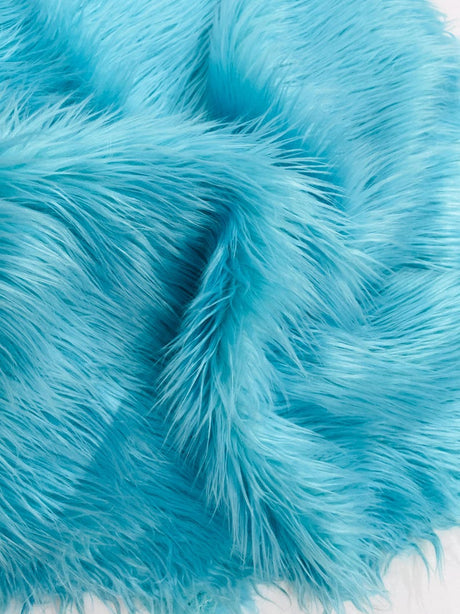 Shaggy Vegan Faux Fur Faux Fur Fabric - 58" Width, Color Options (1 Yard)