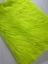 Shaggy Vegan Faux Fur Faux Fur Fabric - 58" Width, Color Options (1 Yard)