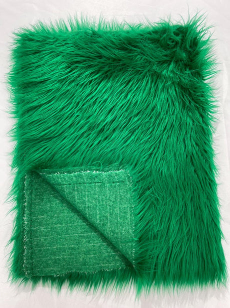Shaggy Vegan Faux Fur Faux Fur Fabric - 58" Width, Color Options (1 Yard)