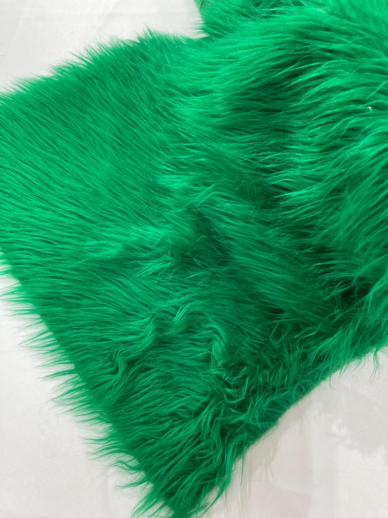 Shaggy Vegan Faux Fur Faux Fur Fabric - 58" Width, Color Options (1 Yard)