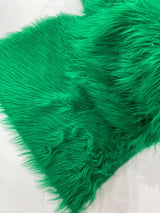 Shaggy Vegan Faux Fur Faux Fur Fabric - 58" Width, Color Options (1 Yard)