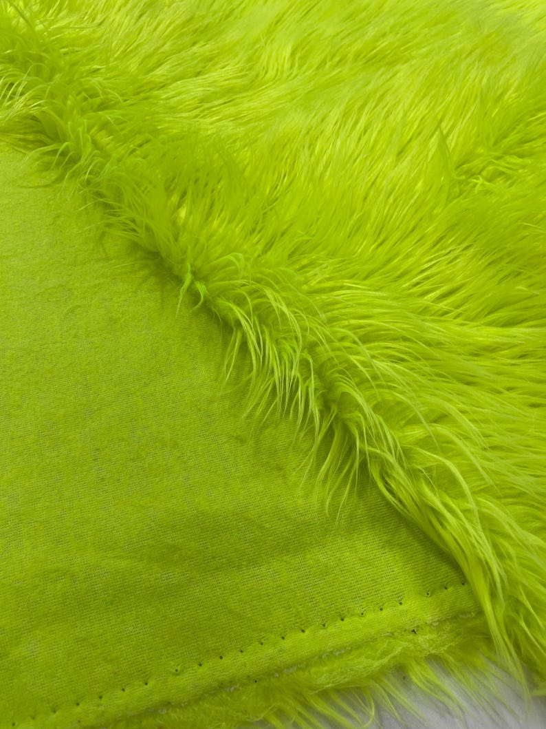 Shaggy Vegan Faux Fur Faux Fur Fabric - 58" Width, Color Options (1 Yard)