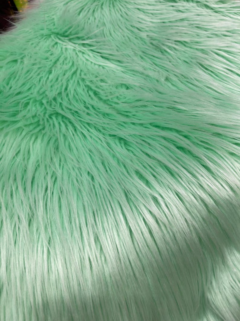 Shaggy Vegan Faux Fur Faux Fur Fabric - 58" Width, Color Options (1 Yard)