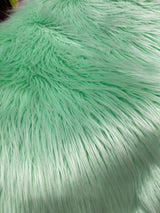 Shaggy Vegan Faux Fur Faux Fur Fabric - 58" Width, Color Options (1 Yard)